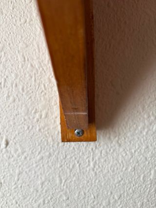 Estantería madera artesanal 2 baldas