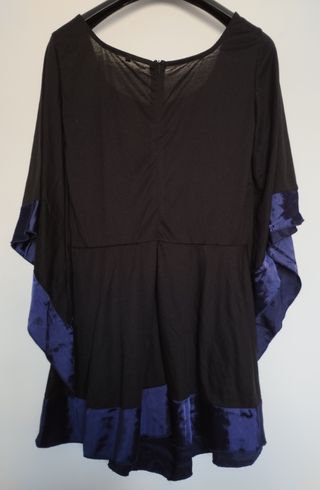 Vestido Gótico Medieval Corsé Negro