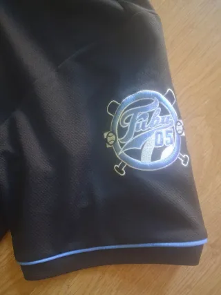 Chaqueta FUBU Negra y Azul Talla XL