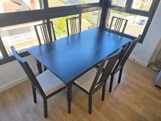 Mesa comedor extensible Ikea Rosentorp