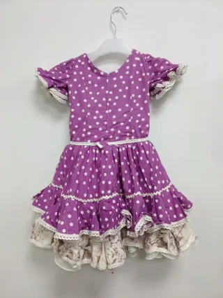 Traje Flamenca Niña Polka Dots