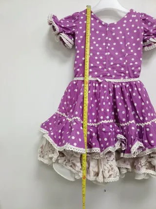 Traje Flamenca Niña Polka Dots