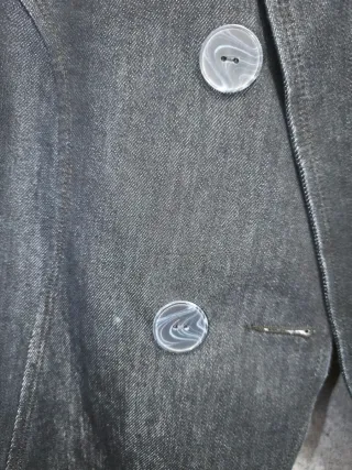 Chaqueta vaquera doble botonadura T40