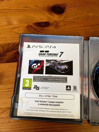 Disco PS5 Gran Turismo Edición Metálica