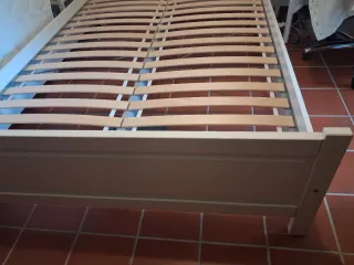 Cama Ikea Blanca Madera