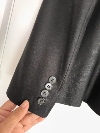 Traje Negro en alquiler Talla S