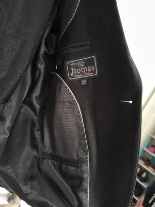 Traje Negro en alquiler Talla S