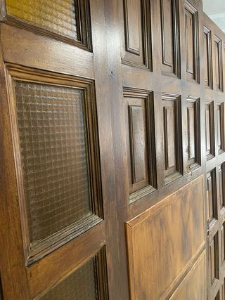 Puerta Doble Antigua Madera Maciza