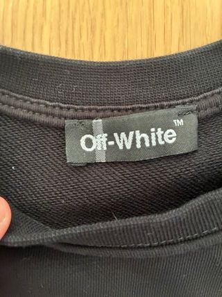 Felpa Off-White nera taglia M