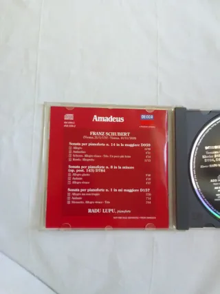 CD Franz Schubert Sonate per pianoforte