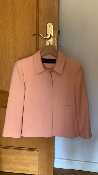 Americana corta rosa palo Zara Talla M