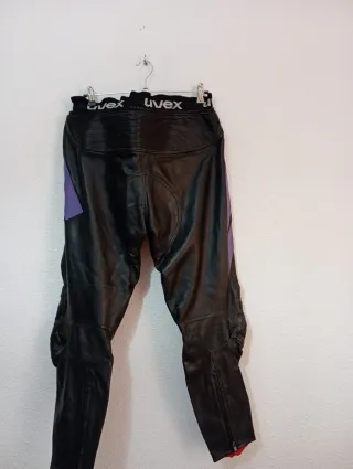 Pantalón cuero moto hombre talla L