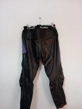 Pantalón cuero moto hombre talla L