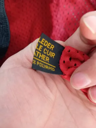 Pantalón cuero moto hombre talla L