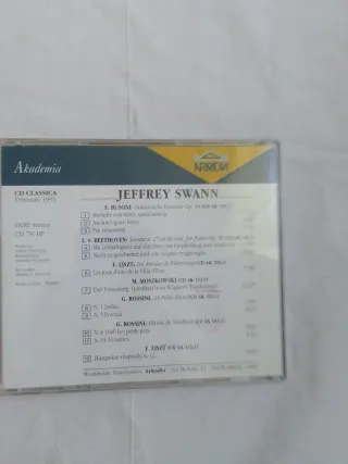 CD Jeffrey Swann - Musica Classica