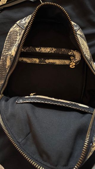 Zainetto Desigual pitone beige e nero