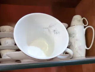 Juego de café porcelana Santa Clara