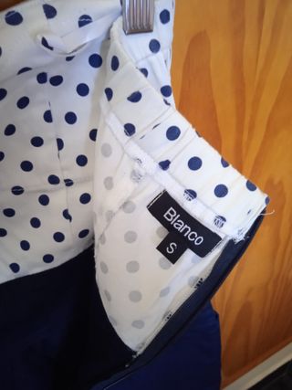 Vestido en palabra de honor