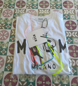 T-shirt MSGM Milano originale nuova con cartellini