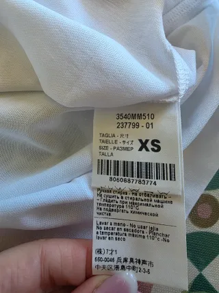 T-shirt MSGM Milano originale nuova con cartellini