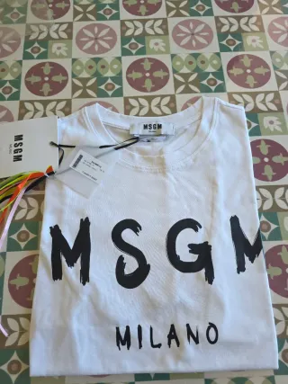 T-shirt MSGM Milano originale nuova con cartellini