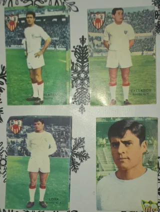 Cromos de fútbol antiguos