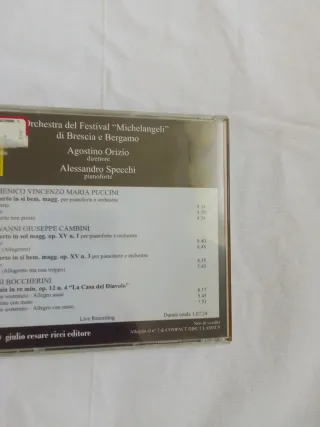 CD Orchestra del Festival Michelangeli