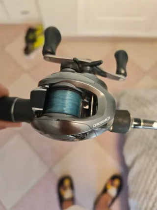 Carrete Shimano chronarch 151 y caña Cinnetic