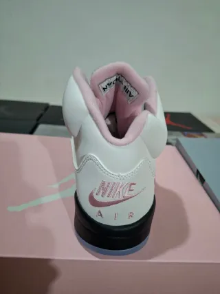 Air Jordan Retro 5 OG Blanco/Rosa