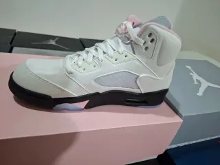 Air Jordan Retro 5 OG Blanco/Rosa