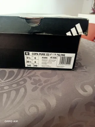 Botas de fútbol Adidas Talla 39.5