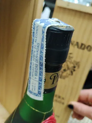 Caja Madera Peinado Solera 100 Años