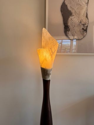 Lampada da terra etnica vintage