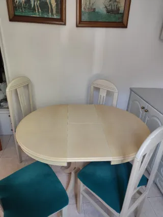 Conjunto Muebles Salón de madera estilo Vintage.