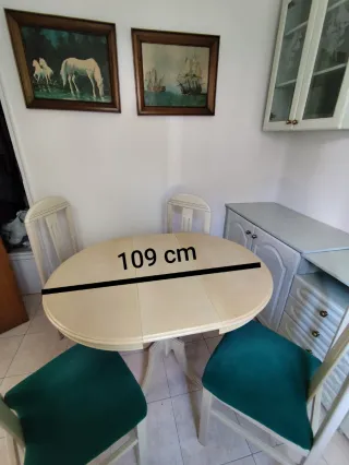 Conjunto Muebles Salón de madera estilo Vintage.