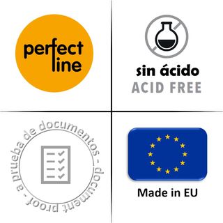 Perfect Line 100 custodie trasparenti formato folio