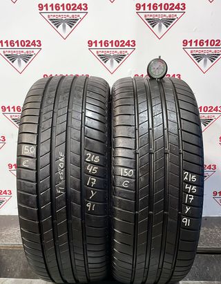 215 45 17 Y FIRESTONE RUEDA AL 90% VIDA UTIL