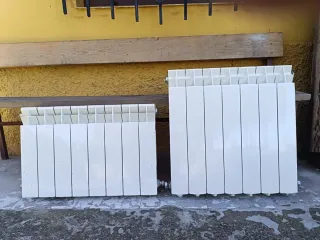 Radiadores eléctricos blancos