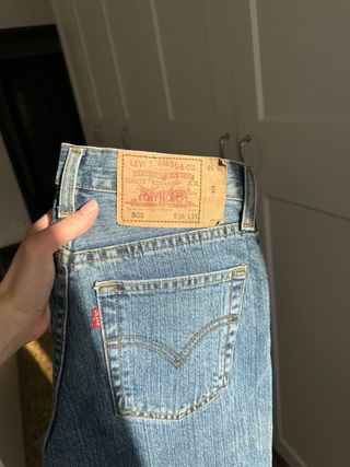 Vintage Levi’s 501 jeans, straight fit, low rise