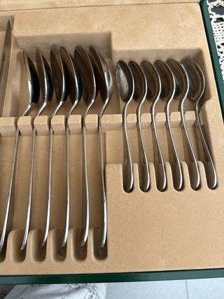 Juego Cubiertos X6 Plata Lappas