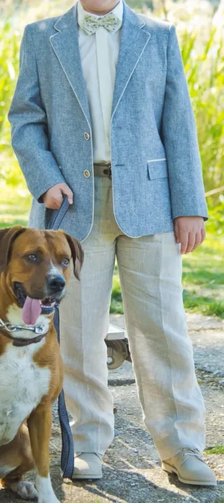 Traje  Evento, Invitado y Comunión Niño Lino Tizza