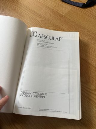 Aesculap – Catálogo General 1992