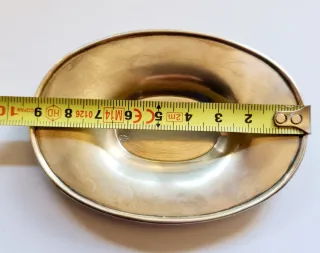 Bandeja antigua plata de ley