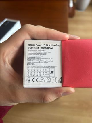Xiaomi Redmi Note 11S Gris Oscuro