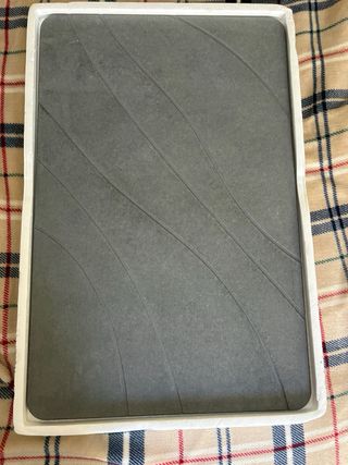 Alfombra Baño Piedra Diatomea Gris