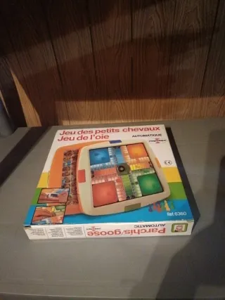 Juego de mesa Oca/Parchís automático,estilo vintag