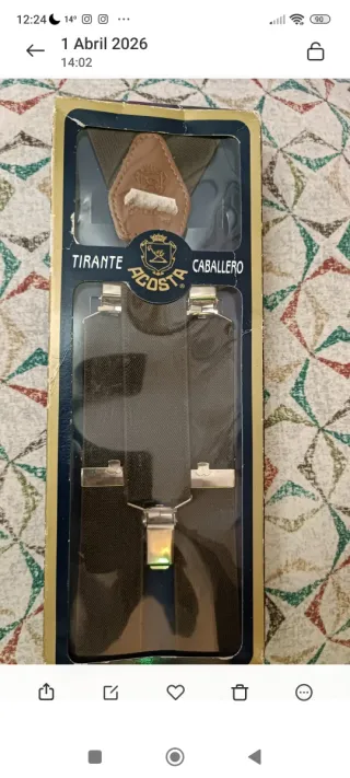 Tirantes para pantalones, Caballero Marrón