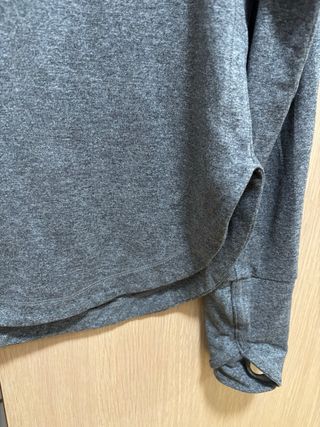 Camiseta deportiva mujer gris talla S/XS