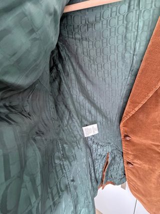 Blazer pana marrón Carolina Herrera Talla S