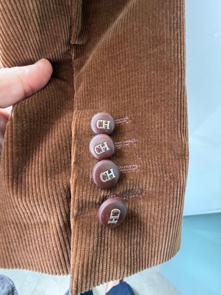 Blazer pana marrón Carolina Herrera Talla S